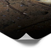 道路修繕の乗組員が十字を切る ポスター (角)