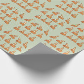 道路円錐パターン ラッピングペーパー (角)