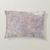 道路図米国 アクセントクッション (裏面)