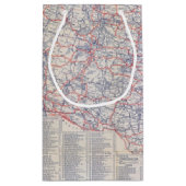 道路図米国 スモールペーパーバッグ (裏面)