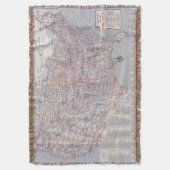 道路図米国 スローブランケット (正面縦)