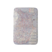 道路図米国 バスマット (正面縦)