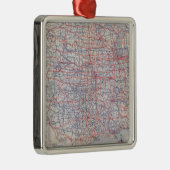 道路図米国 メタルオーナメント (右)