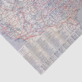 道路図米国 薄葉紙 (詳細)