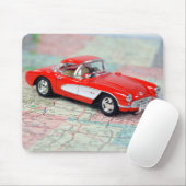 道路地図のコルベット1957 マウスパッド (マウス)