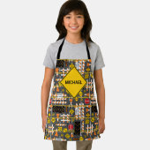 道路建築シンボルや象徴 エプロン (インサイチュ)