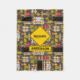 道路建築シンボルや象徴 フリースブランケット