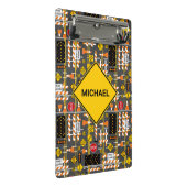 道路建築シンボルや象徴 ミニクリップボード (アングル)