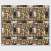 道路建築シンボルや象徴 ラッピングペーパー (フラット)