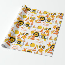 道路建築ハッピーバースデー パーソナライズされた