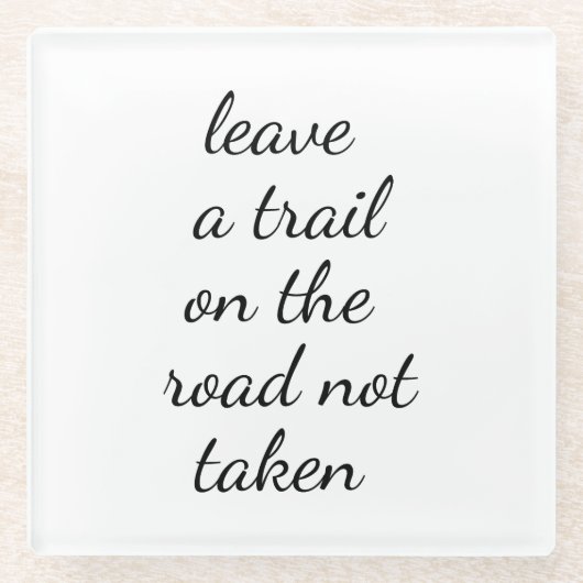 道路撮影ガラスコースター ガラスコースター (正面)