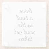 道路撮影ガラスコースター ガラスコースター (裏面)