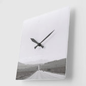 道路景観コダックフィルムイメージクロック スクエア壁時計 (傾斜)