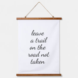 道路木材の上に壁のタペストリー取らない 吊り下げ型タペストリー