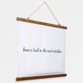 道路木材の上に壁のタペストリー取らない 吊り下げ型タペストリー (傾斜あり)