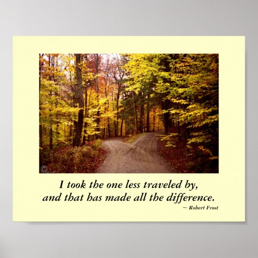 道路未取得プリント ポスター (正面)