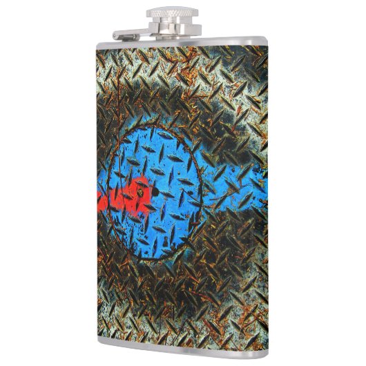 道路標示絵を描 フラスク (左)