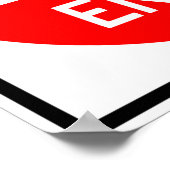 道路標識に入らない ポスター (角)