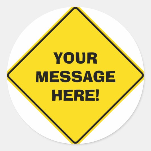 道路標識シール ラウンドシール (正面)