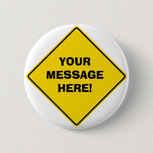 道路標識バッジ 缶バッジ (正面)