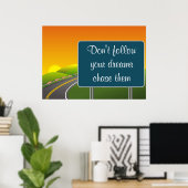 道路標識ポスター ポスター (ホームオフィス)