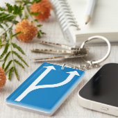 道路標識矢印キーチェーン キーホルダー (正面右)