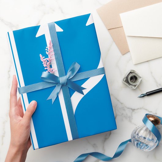 道路標識矢印ラッピング紙 ラッピングペーパー