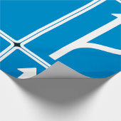 道路標識矢印ラッピング紙 ラッピングペーパー