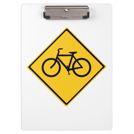 道路標識自転車 クリップボード (正面)