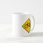 道路標識自転車 コーヒーマグカップ (正面右)