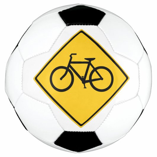 道路標識自転車 サッカーボール (正面)