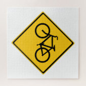 道路標識自転車 ジグソーパズル (横)