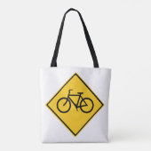道路標識自転車 トートバッグ (裏面)