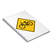 道路標識自転車 ノートブック (右側)