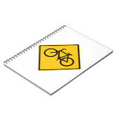 道路標識自転車 ノートブック (左側)