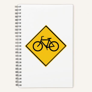 道路標識自転車 ノートブック