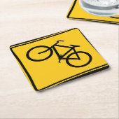 道路標識自転車 ペーパーコースター (アングル)