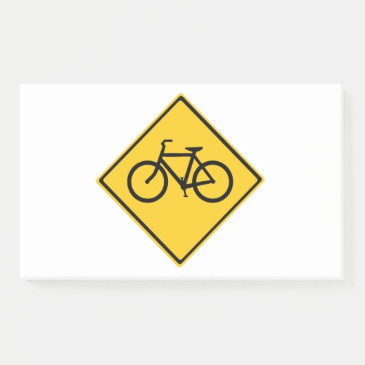 道路標識自転車 ポストイット (正面)