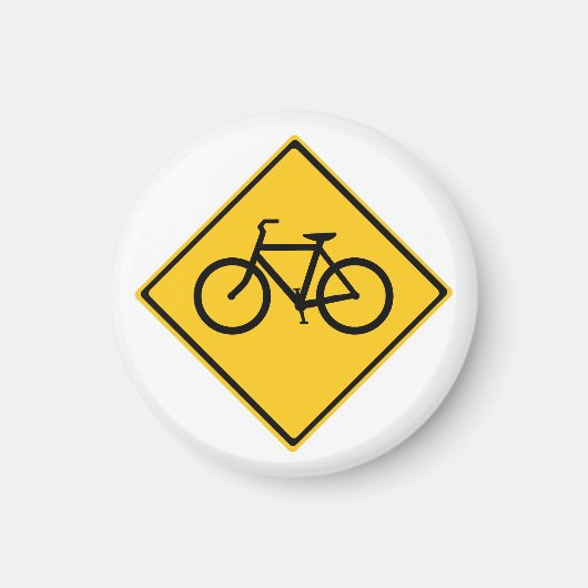 道路標識自転車 マグネット (正面)