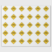 道路標識自転車 ラッピングペーパー (フラット)