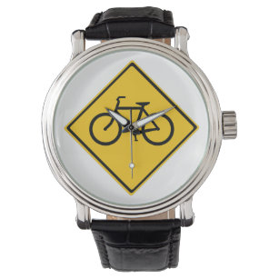 道路標識自転車 腕時計