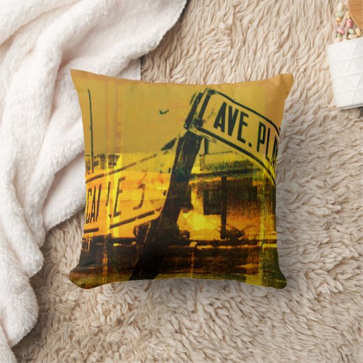 道路標識 クッション (ブランケット)