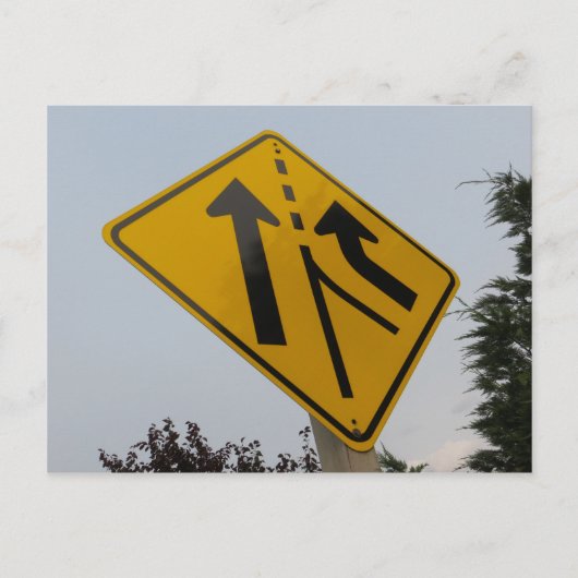 道路標識 ポストカード (正面)