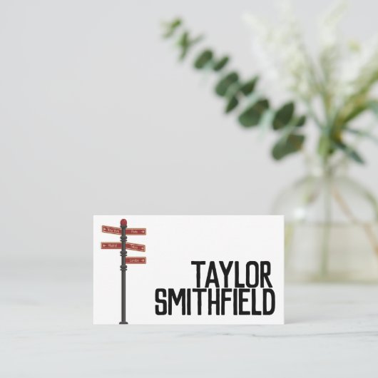 道路標識 名刺 (スタンド正面)