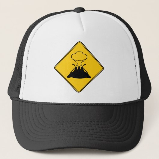 道路標識 – 火山 キャップ (正面)