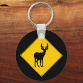 道路標識 – Deer Keychain キーホルダー (正面)