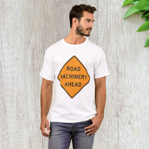道路機械前部メンズTシャツ Tシャツ