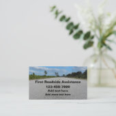 道路沿道支援サービス 名刺 (スタンド正面)