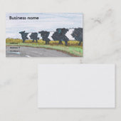 道路漫画の鋭い曲げ 名刺 (正面/裏面)