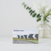 道路漫画の鋭い曲げ 名刺 (スタンド正面)